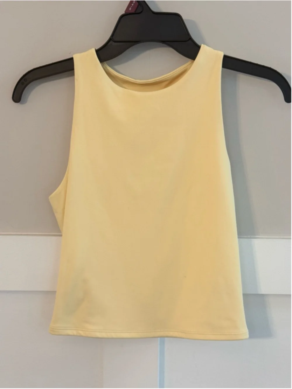 Colorfulkoala Butter Yellow Athletic Tank Top Women's XS Pilates Yoga Athleisure - Picture 1 of 3